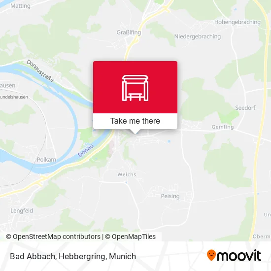 Карта Bad Abbach, Hebbergring