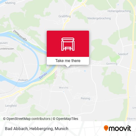Карта Bad Abbach, Hebbergring