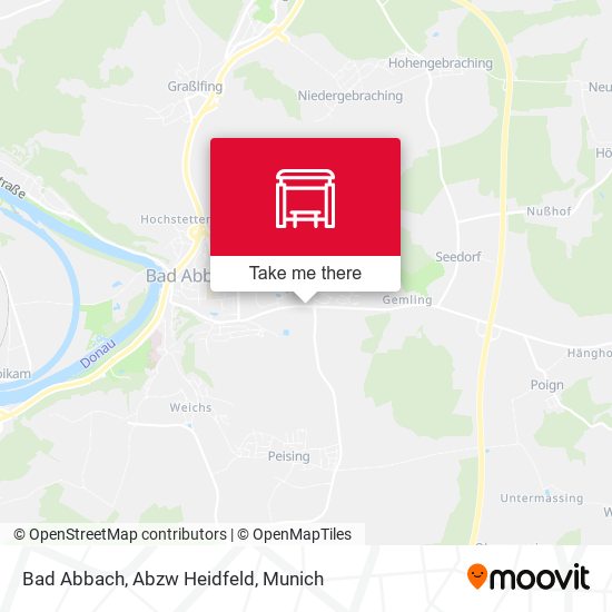 Bad Abbach, Abzw Heidfeld map
