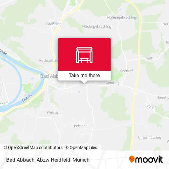 Карта Bad Abbach, Abzw Heidfeld