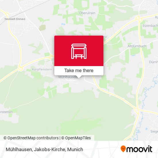Mühlhausen, Jakobs-Kirche map