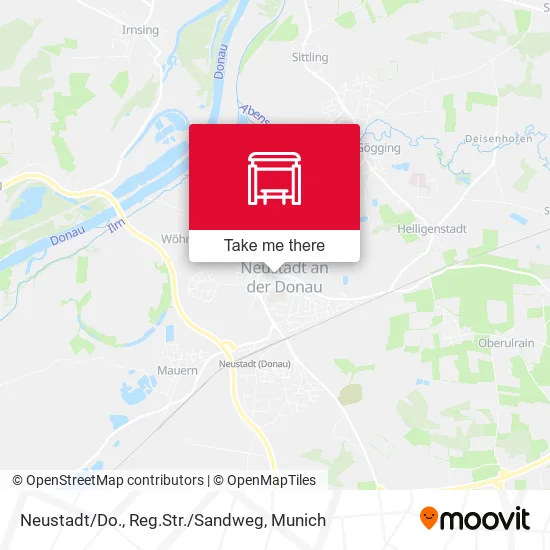 Карта Neustadt/Do., Reg.Str./Sandweg