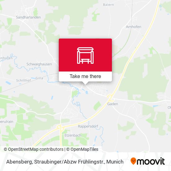 Abensberg, Straubinger / Abzw Frühlingstr. map