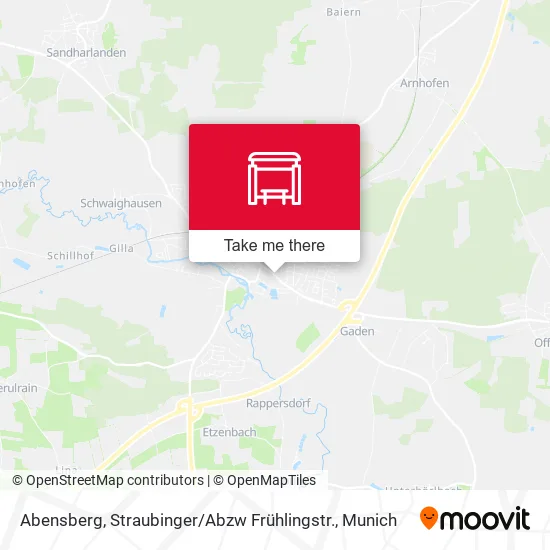 Карта Abensberg, Straubinger / Abzw Frühlingstr.