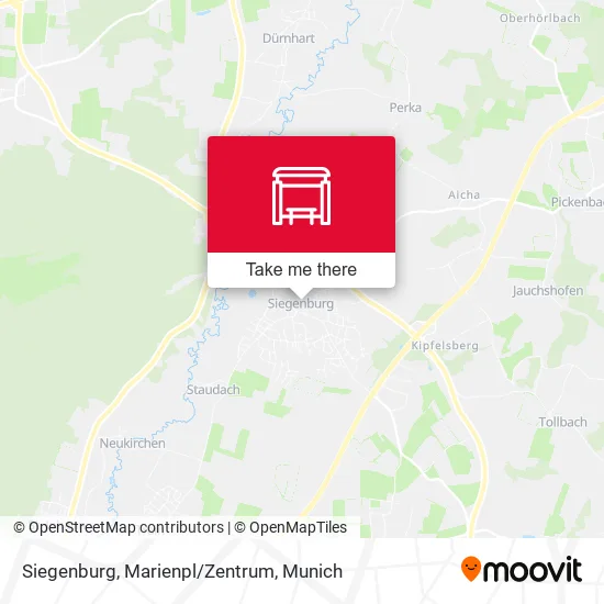 Siegenburg, Marienpl/Zentrum map