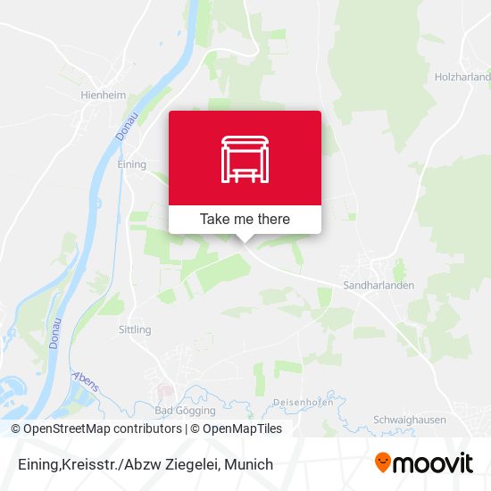 Eining,Kreisstr./Abzw Ziegelei map
