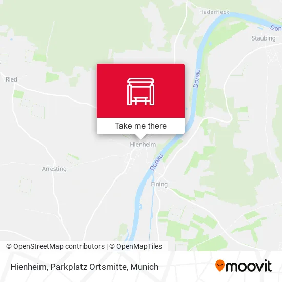 Карта Hienheim, Parkplatz Ortsmitte