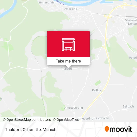 Карта Thaldorf, Ortsmitte