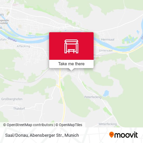Saal/Donau, Abensberger Str. map