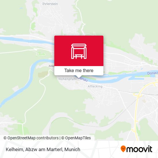 Kelheim, Abzw am Marterl map