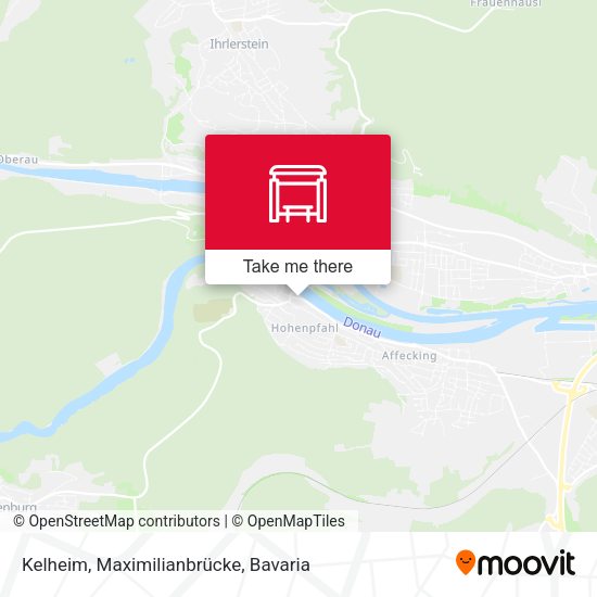 Kelheim, Maximilianbrücke map