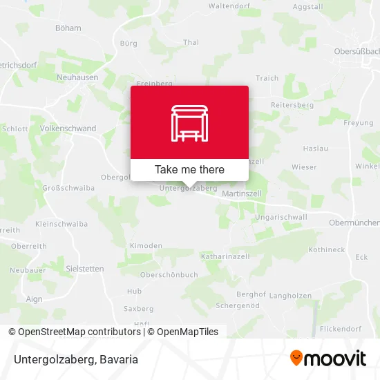 Карта Untergolzaberg