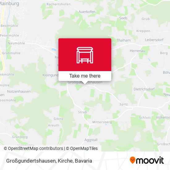 Großgundertshausen, Kirche map