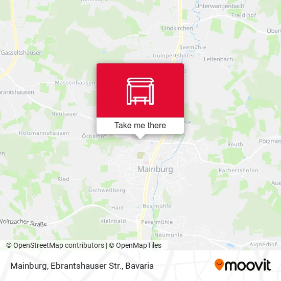 Карта Mainburg, Ebrantshauser Str.