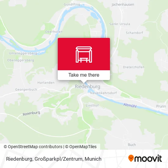Карта Riedenburg, Großparkpl/Zentrum