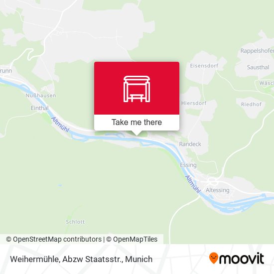 Weihermühle, Abzw Staatsstr. map