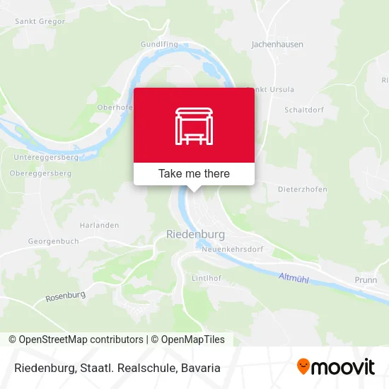 Карта Riedenburg, Staatl. Realschule