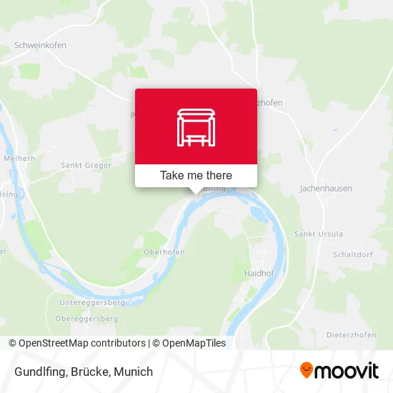 Карта Gundlfing, Brücke