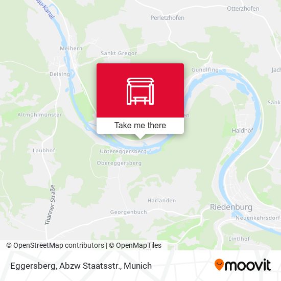 Eggersberg, Abzw Staatsstr. map