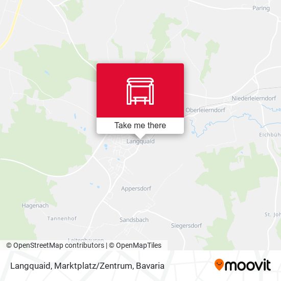 Langquaid, Marktplatz/Zentrum map