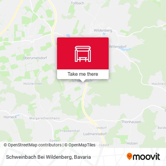 Schweinbach Bei Wildenberg map