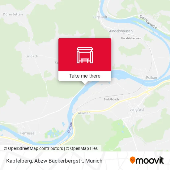 Карта Kapfelberg, Abzw Bäckerbergstr.