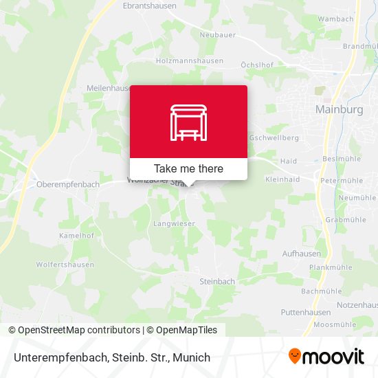 Unterempfenbach, Steinb. Str. map
