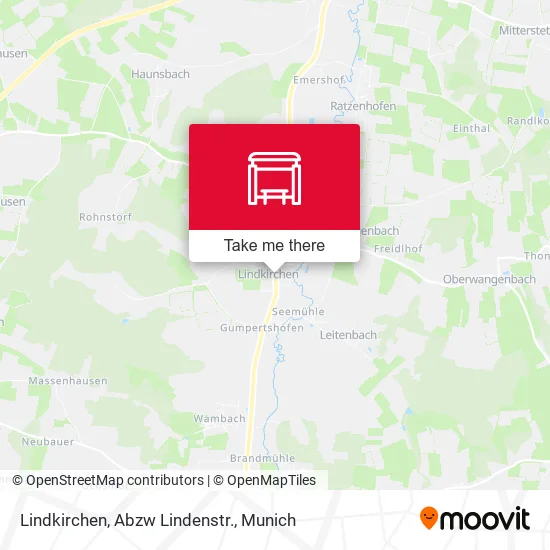 Карта Lindkirchen, Abzw Lindenstr.