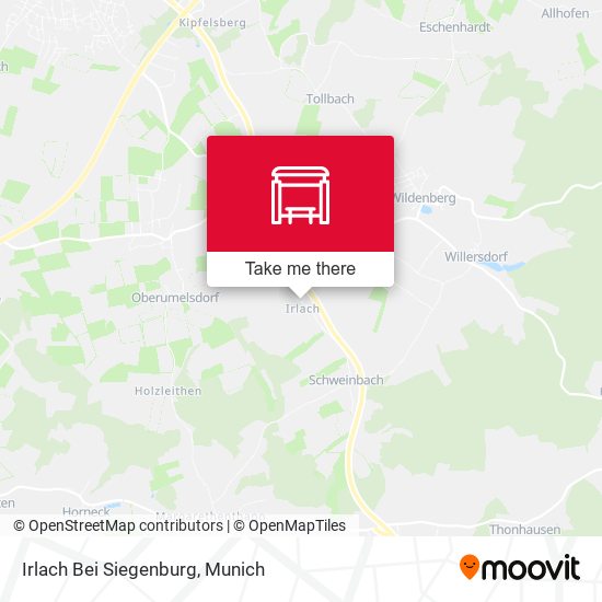 Irlach Bei Siegenburg map