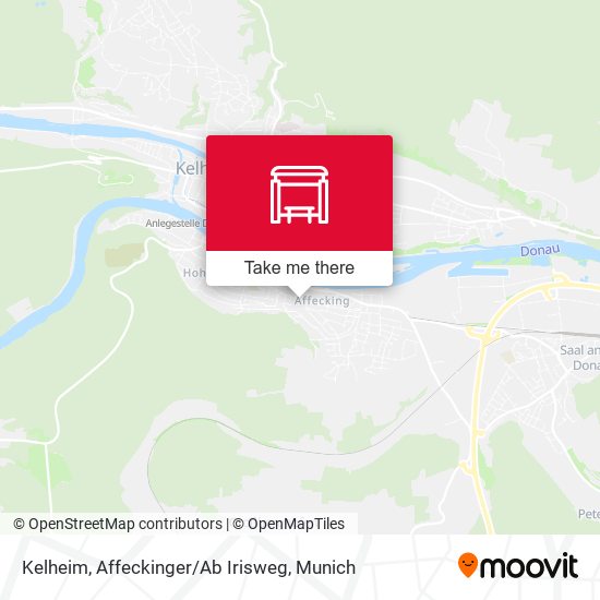 Kelheim, Affeckinger / Ab Irisweg map