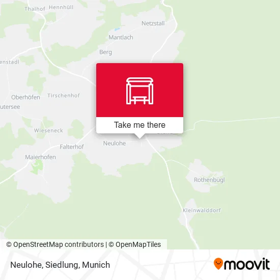 Карта Neulohe, Siedlung