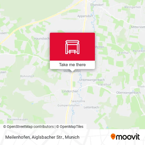 Карта Meilenhofen, Aiglsbacher Str.