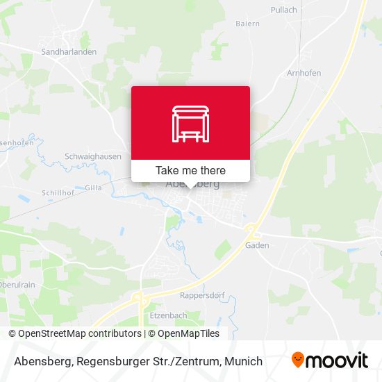 Карта Abensberg, Regensburger Str. / Zentrum