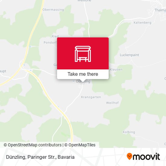 Dünzling, Paringer Str. map