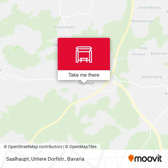 Карта Saalhaupt, Untere Dorfstr.