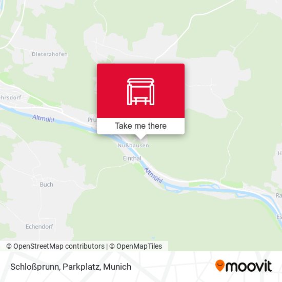 Schloßprunn, Parkplatz map