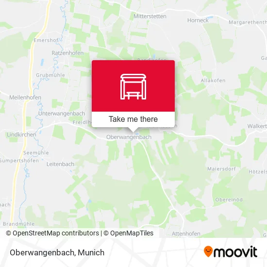 Карта Oberwangenbach