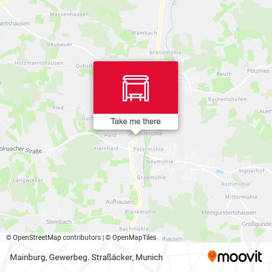 Mainburg, Gewerbeg. Straßäcker map