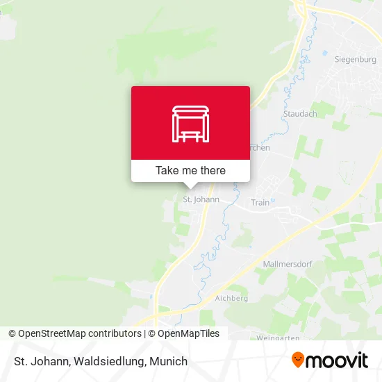 Карта St. Johann, Waldsiedlung