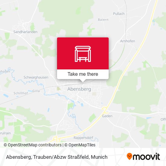 Abensberg, Trauben / Abzw Straßfeld map