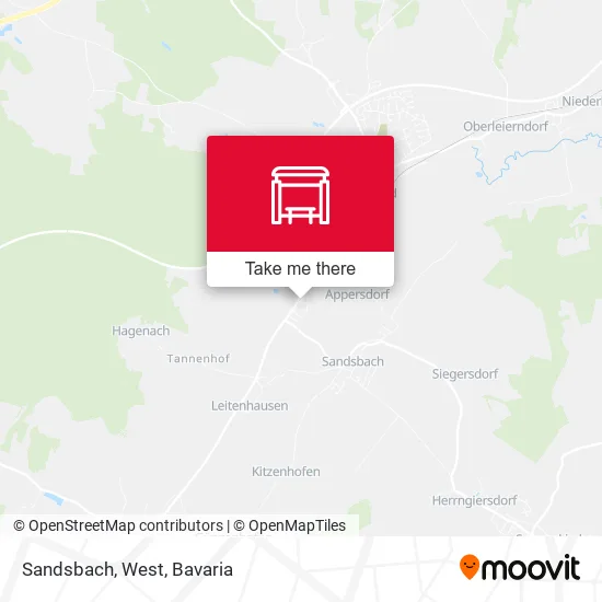 Карта Sandsbach, West