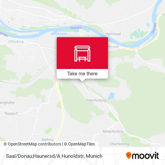 Saal / Donau,Haunersd / A Hunoldstr map