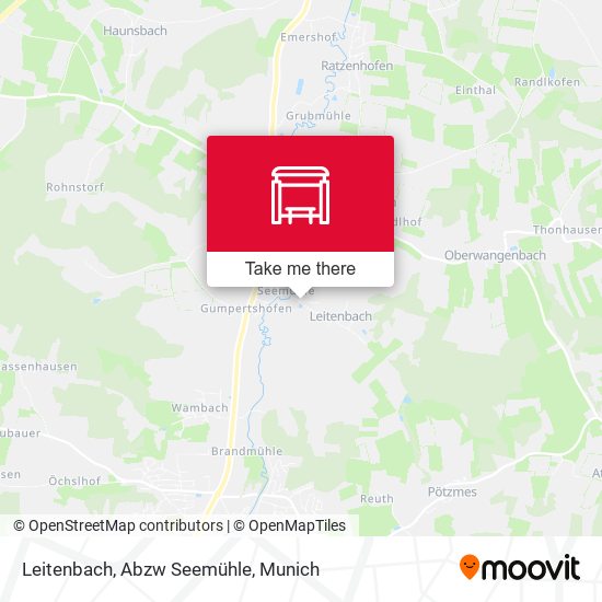 Leitenbach, Abzw Seemühle map