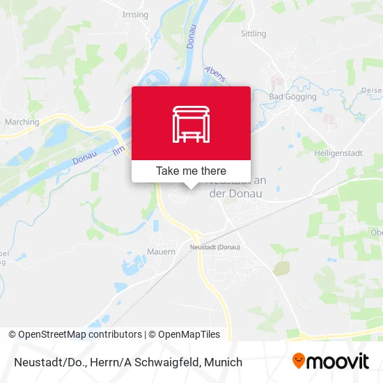 Карта Neustadt / Do., Herrn / A Schwaigfeld