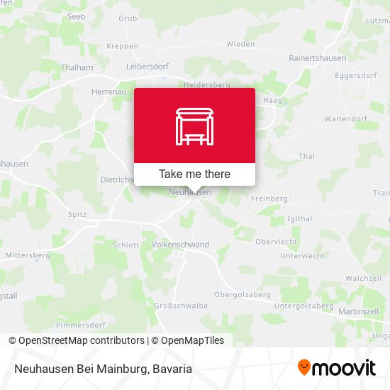 Neuhausen Bei Mainburg map