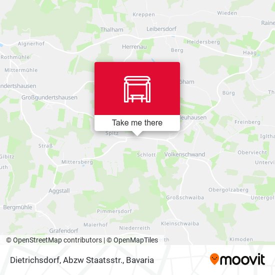 Dietrichsdorf, Abzw Staatsstr. map