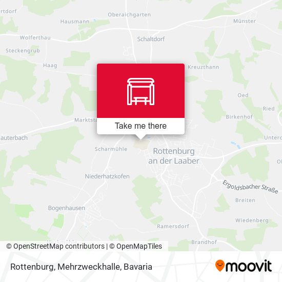 Rottenburg, Mehrzweckhalle map