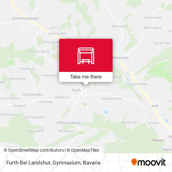 Furth Bei Landshut, Gymnasium map