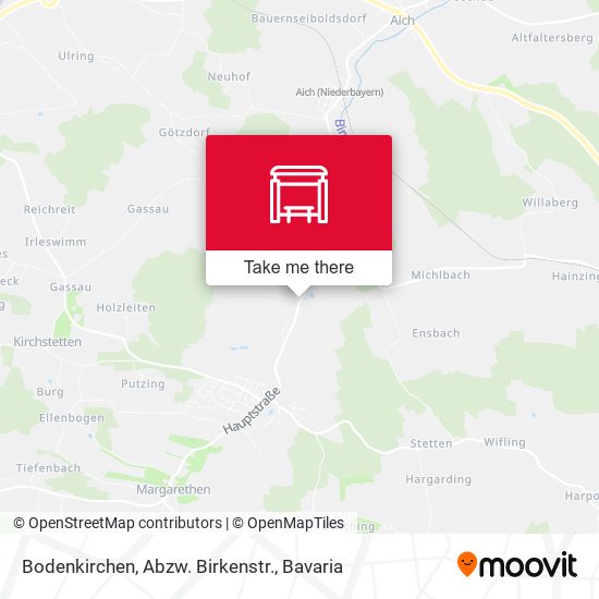 Bodenkirchen, Abzw. Birkenstr. map