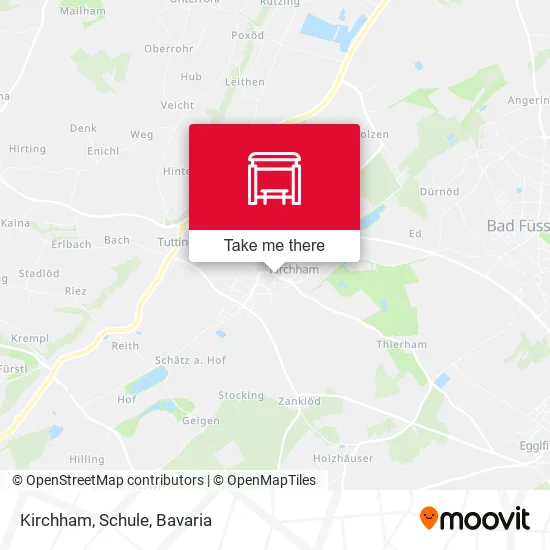 Карта Kirchham, Schule